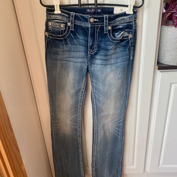 NWT Miss Me bling jeans size 29 “Chloe” boot, inseam 34” - Picture 4 of 4